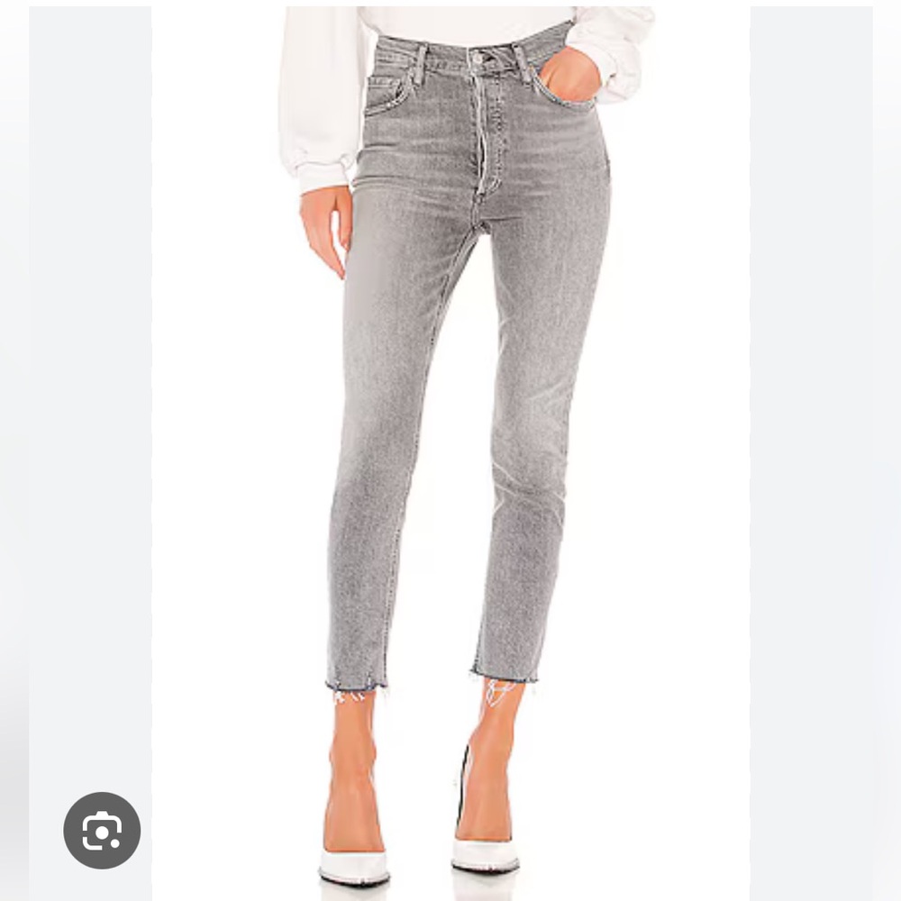 EUC agolde nico slim fit jeans in risk size 23